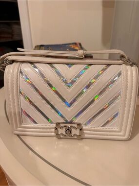Chanel Boy Bag limited edition iridescent